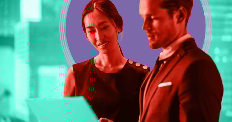 Fast Company Executive Board - leaders with laptop - digital disruption