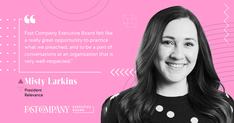 Fast Company Executive Board member Misty Larkins