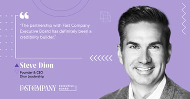 Fast Company Executive Board member Steve Dion