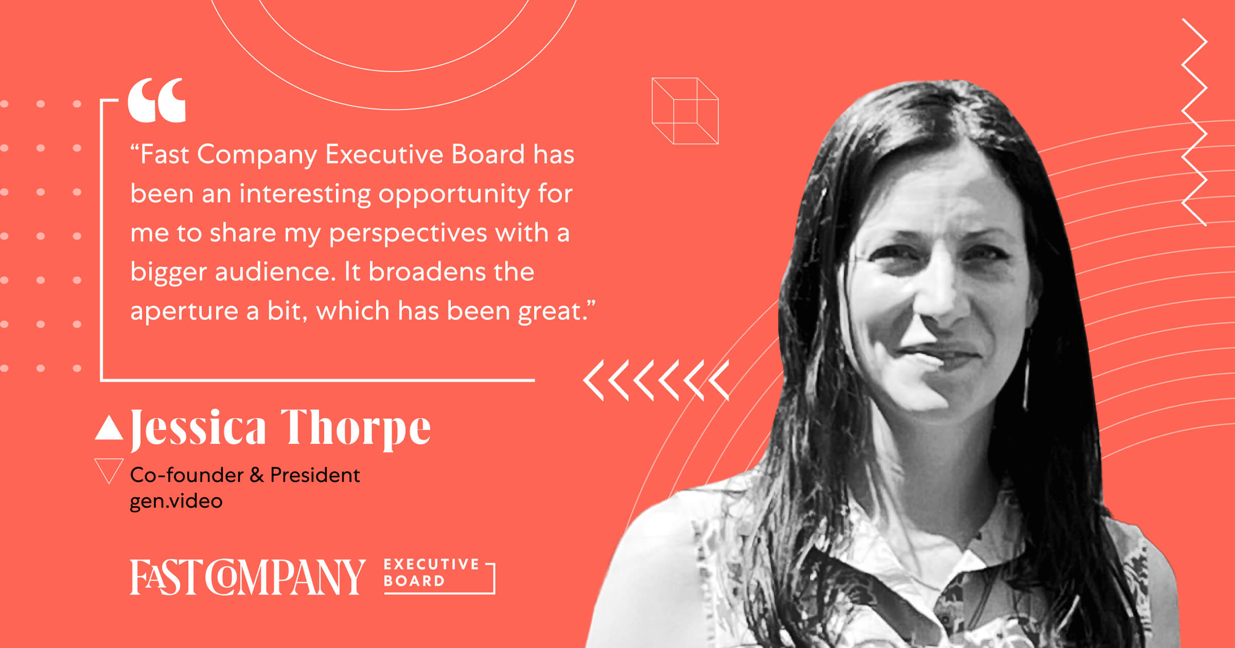 Jessica Thorpe Shares Industry Insights Through Fast Company Executive Board