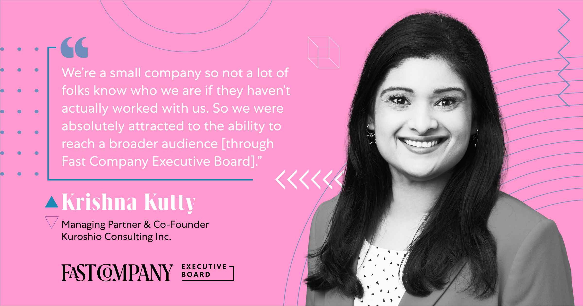 Through Fast Company Executive Board, Krishna Kutty Reaches a Wider Audience for Thought Leadership