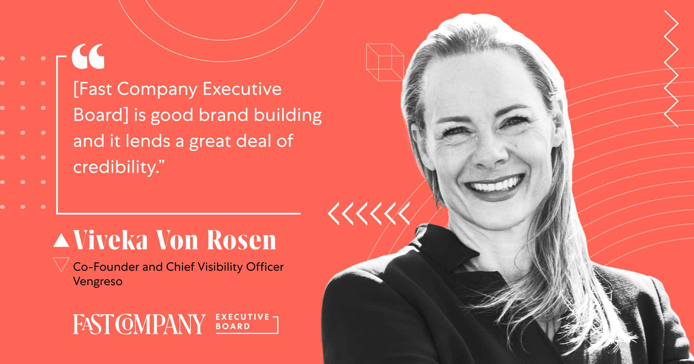 For Viveka von Rosen, Fast Company Executive Board Yields Added Credibility and a Boost in LinkedIn Followers